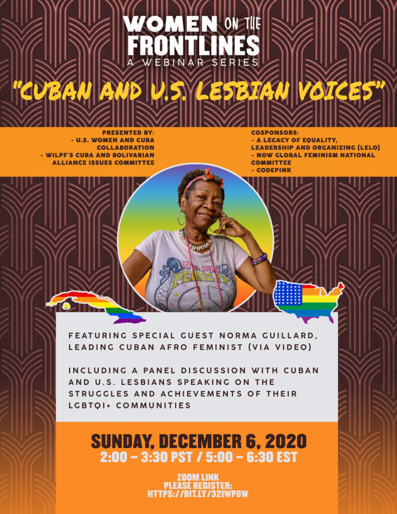 Webinar - Cuban and US Lesbian Voices - Sunday, December 6 at 2:00 PM PST