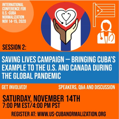 Saving Lives Campaign - Bringing Cuba's Example to the U.S. and Canada During the Global Pandemic
