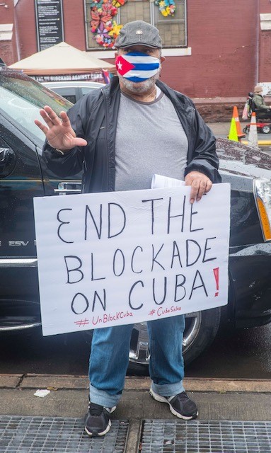 SOLIDARITY WITH CUBA! DOWN WITH THE BLOCKADE!