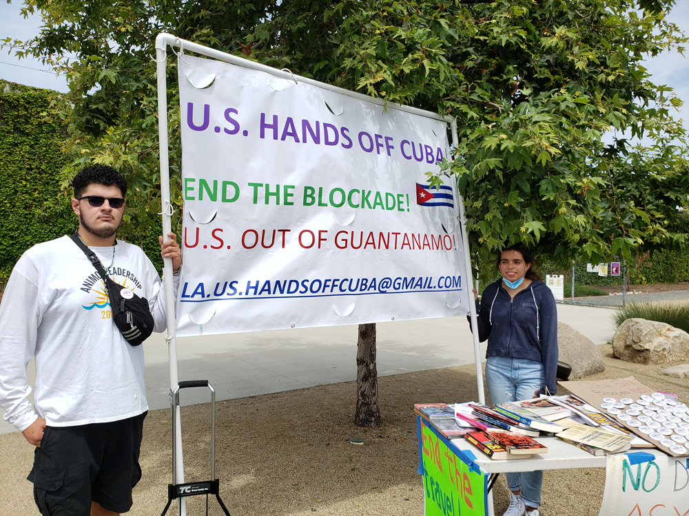 Cuban Solidarity Activists from Los Angeles, CA