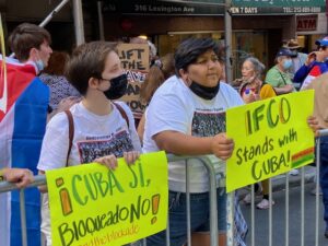 June 23rd Rally at the Cuban Mission, Lexington NYC