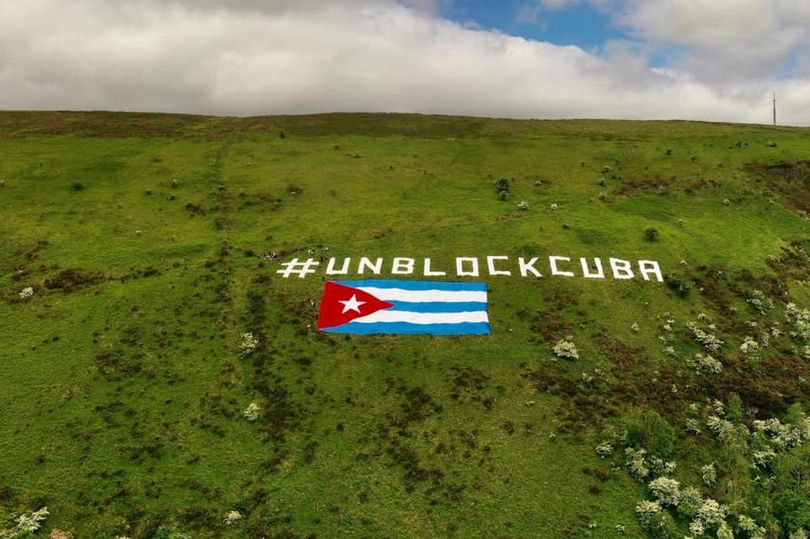Cuban Flag on Black Mountain hailed by country's President