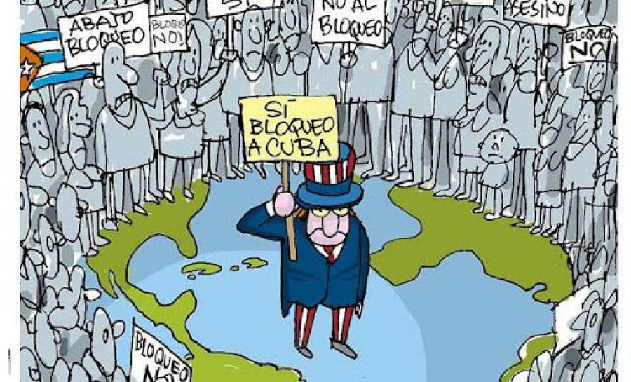 cartoon of the us empire idiot against the world!