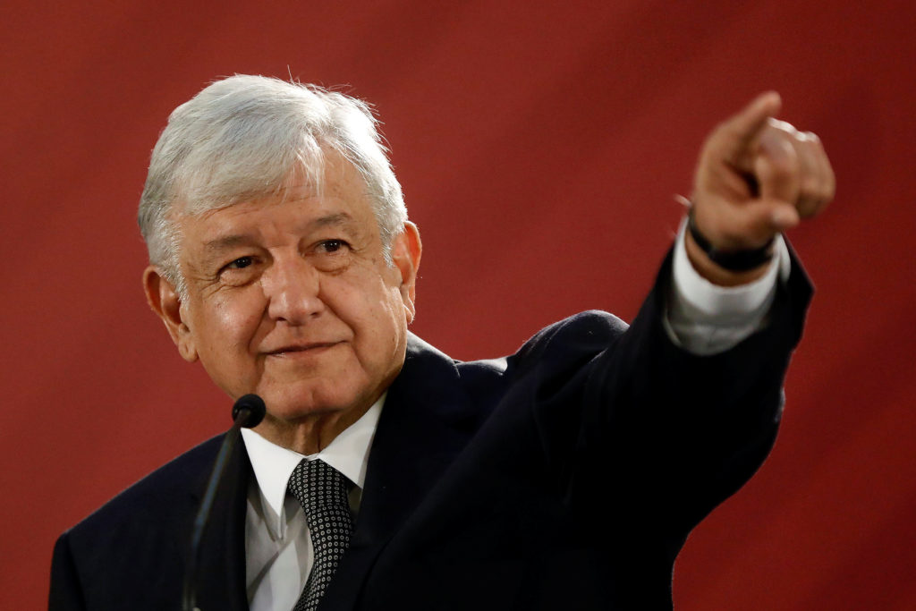 president of mexico wearing suit and tie AMLO