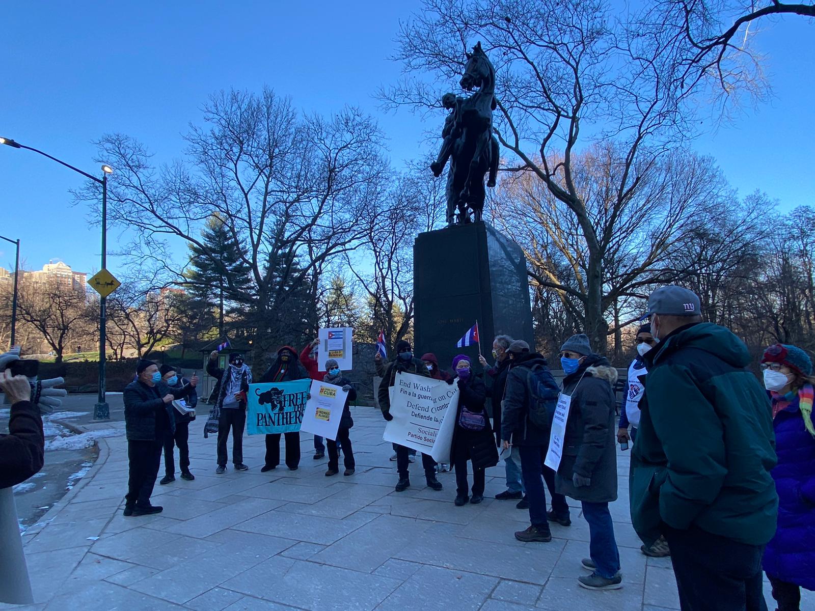 N.Y.C. Cuba Solidarity Rally & Car Caravan