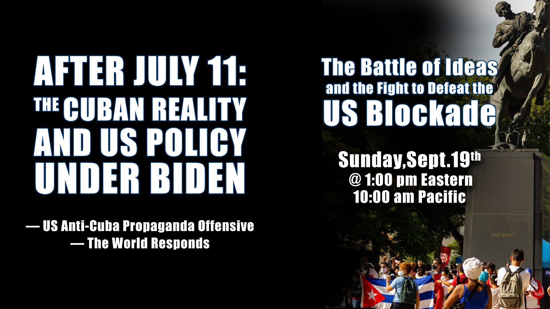 After July 11: The Cuban Reality and US Policy Under Biden