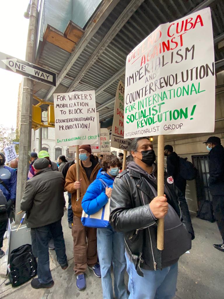 Nov.15 Rally in Solidarity with Cuba