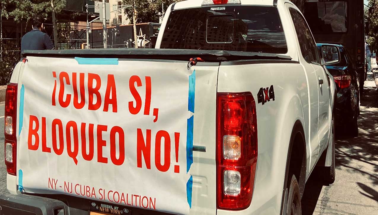 We Stand with the World! End the US Blockade Against Cuba