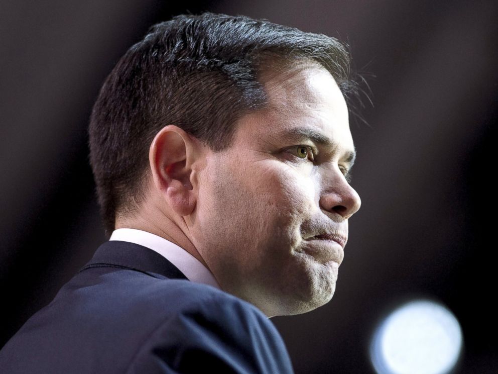 Marco Rubio crying